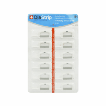 DiaStrip 12 pieces right One side coated 0.1mm