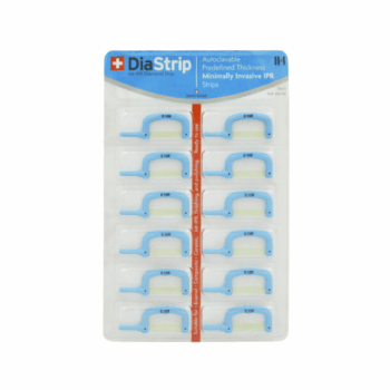 Resin DiaStrip 12 pieces Right side coated  0.10mm (30 mic)