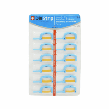 Resin DiaStrip 12 pieces  2-sides coated 0.25mm (15 mic)